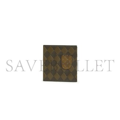BOTTEGA VENETA BICOLOR INTRECCIATO BIFOLD WALLET (11*9.5*1cm) BOTTEGA VENETA BICOLOR INTRECCIATO BIFOLD WALLET (11*9.5*1cm)